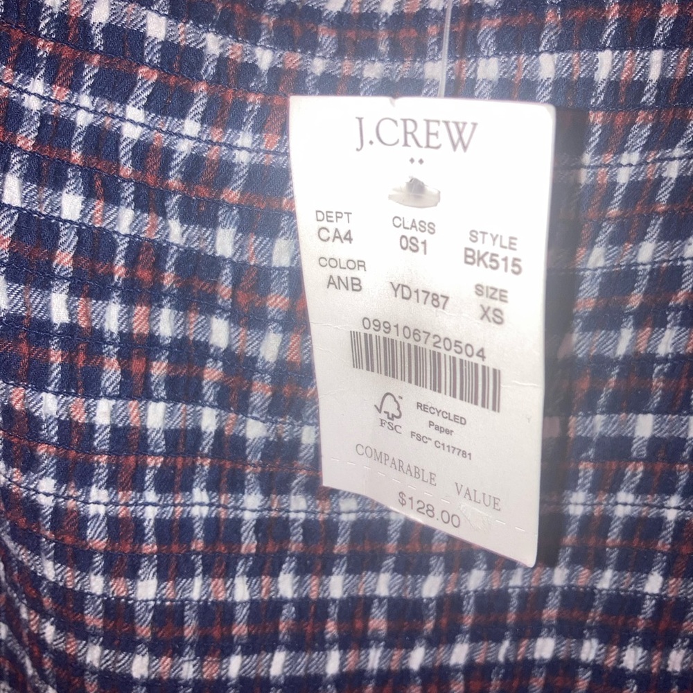 NWT Women's Checkered peasant style dress - Picture 5 of 12